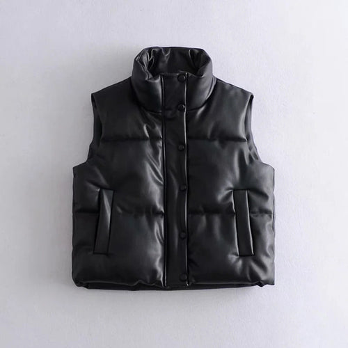 Fluffy Thick Down Vest for Women's Street Fashion
